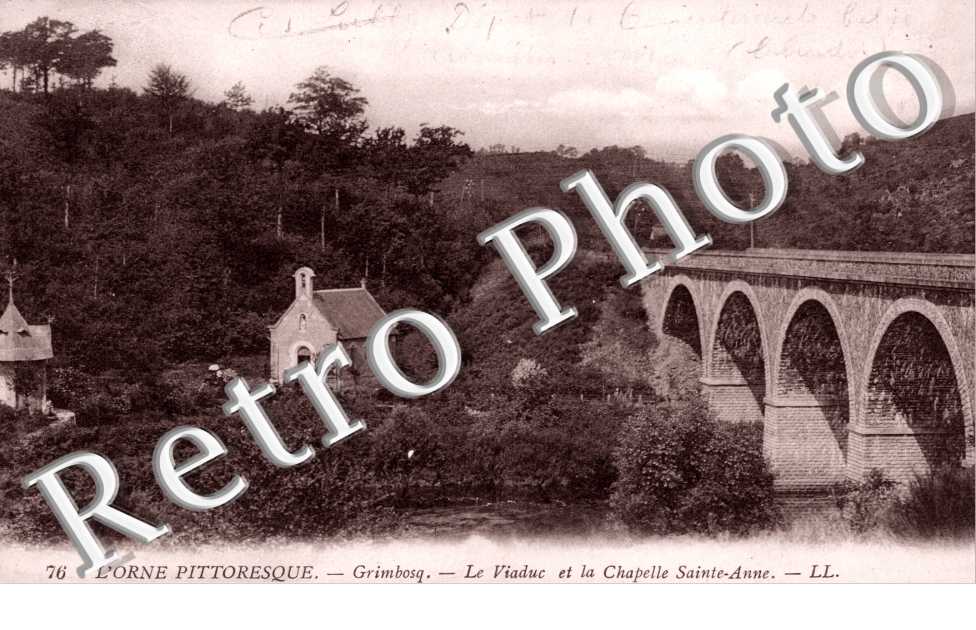 le viaduc et la chapelle Sainte Anne
