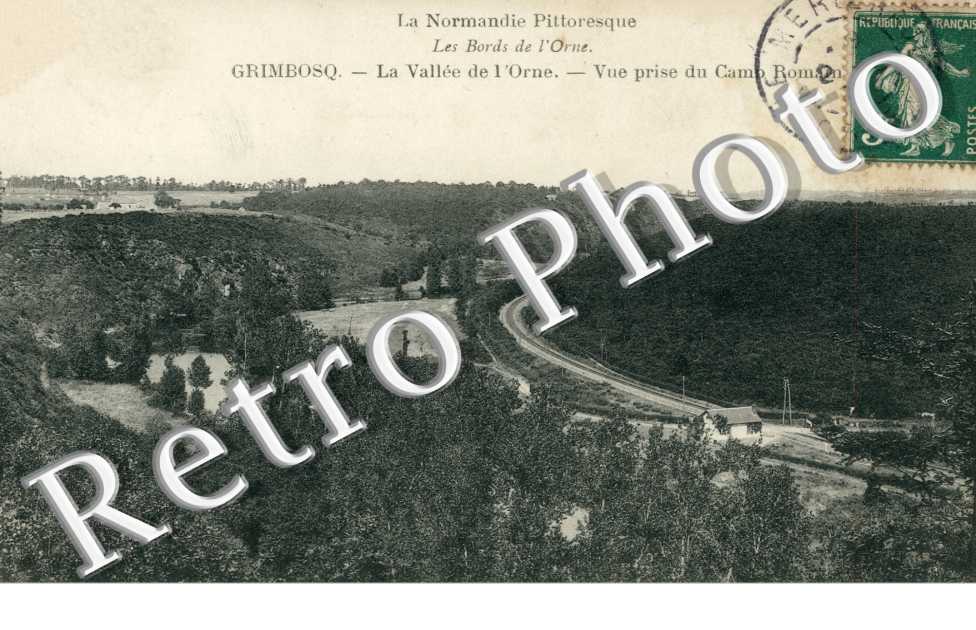 la vallee de l'Orne, vue prise du camp romain
