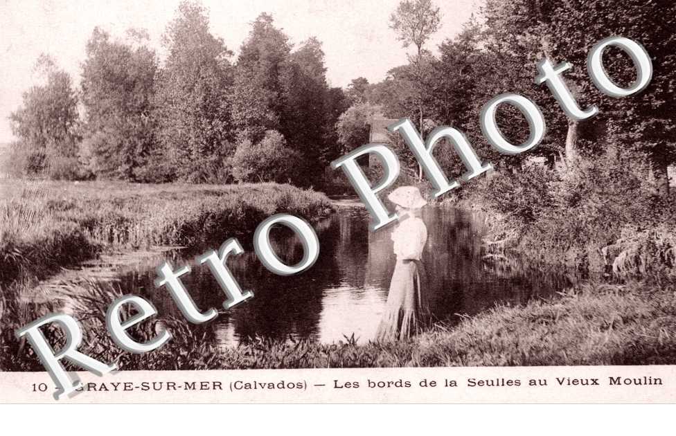 les bords de la Seulles au vieux moulin