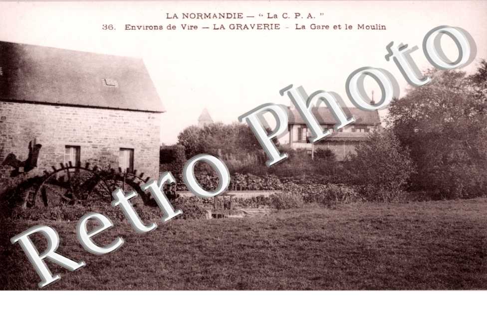 la gare et le moulin
