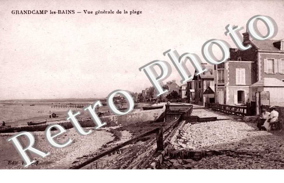 Vue generale de la plage