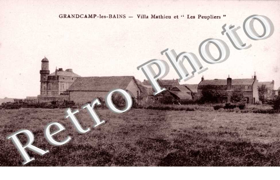 Villa Mathieu et les peupliers