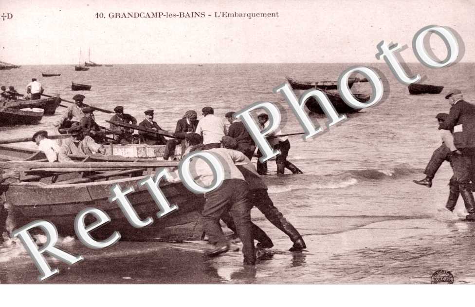 Grandcamp-les-Bains, l'Embarquement