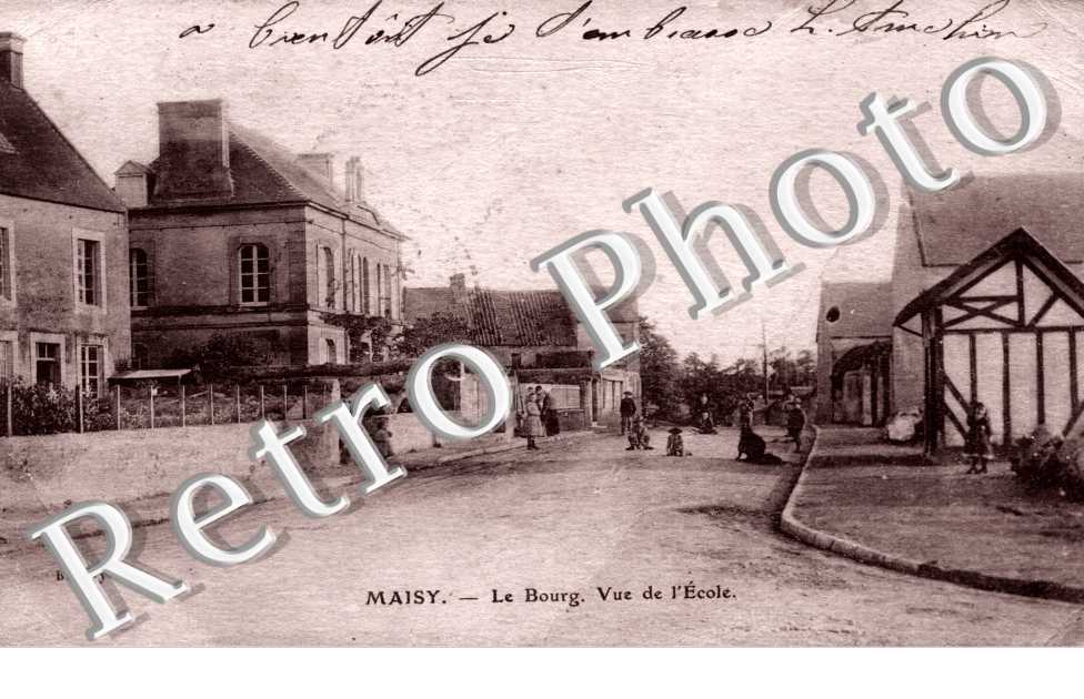 le bourg, vue de l'ecole
