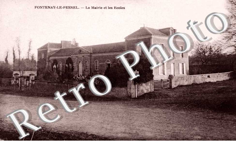 la mairie et les ecoles
