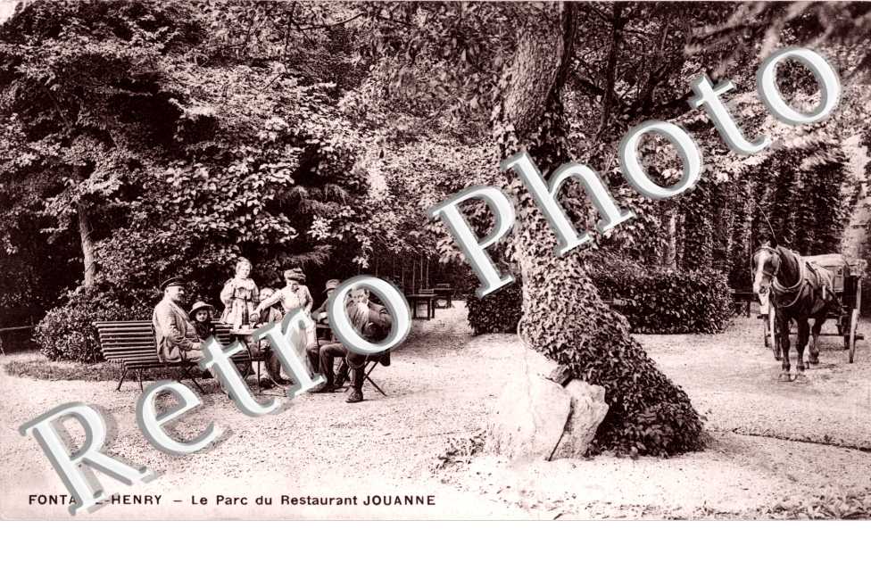 le parc du restaurant Jouanne