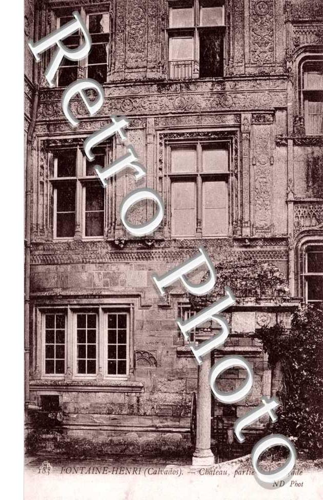 chateau, partie de la facade