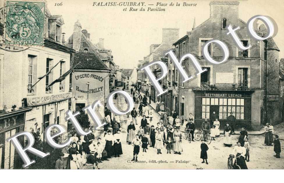 place de la Bourse et rue du Pavillon