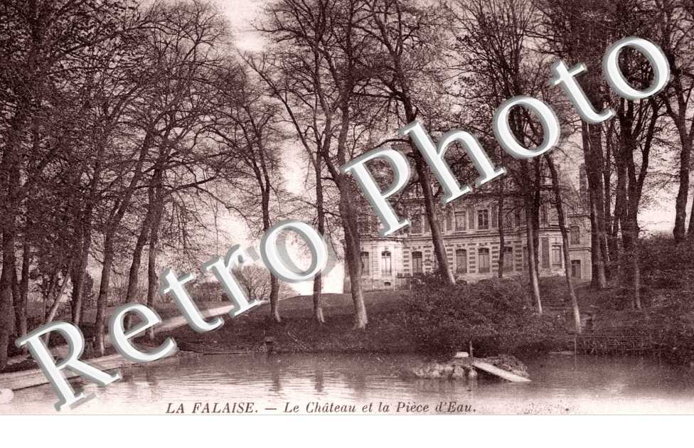 Chateau et la piece d'eau
