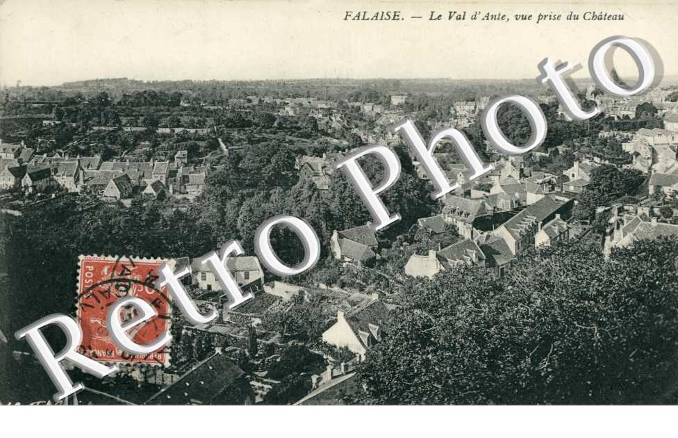 le val d'ante vue prise du chateau