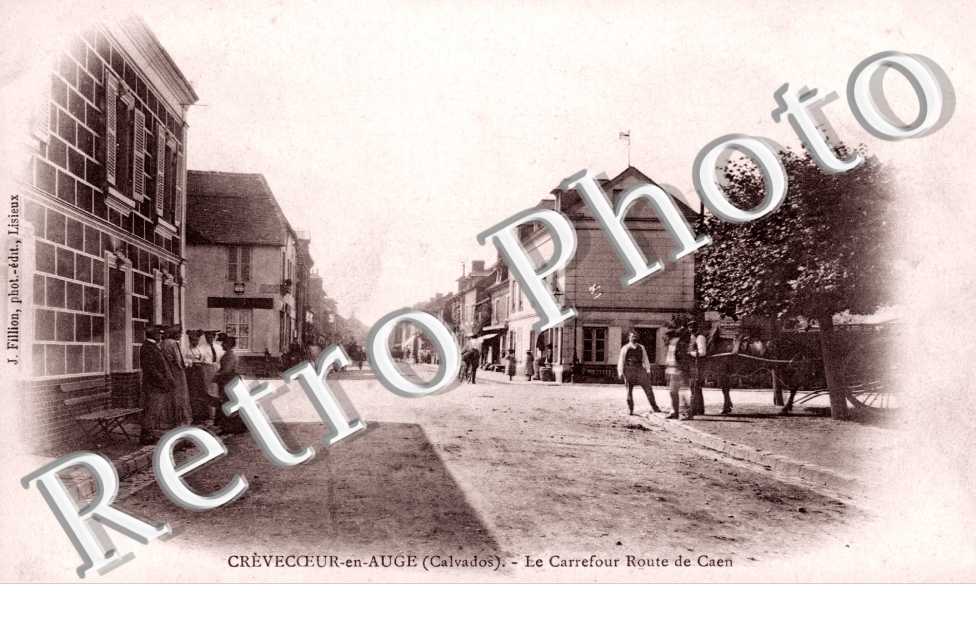 le carrefour route de Caen