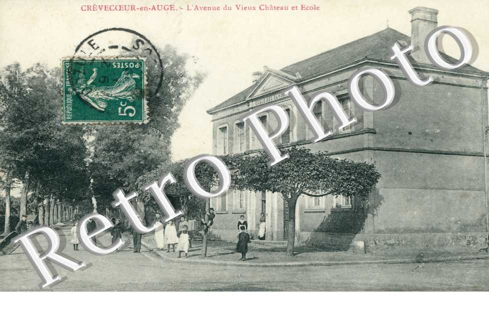 l'avenue du vieux chateau et ecole