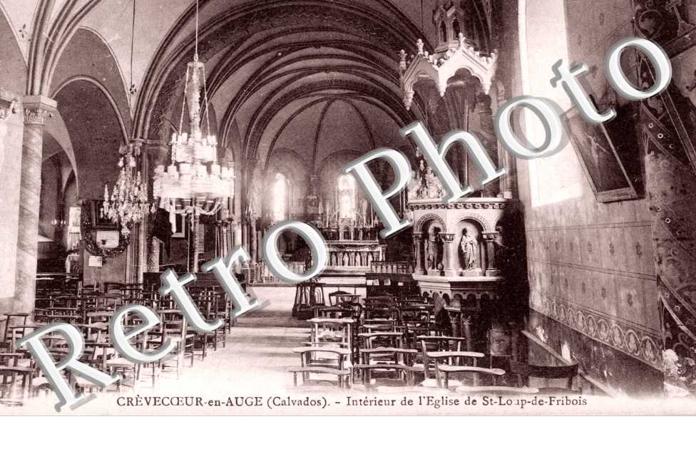 interieur de l'eglise de Saint Loup de Fribois