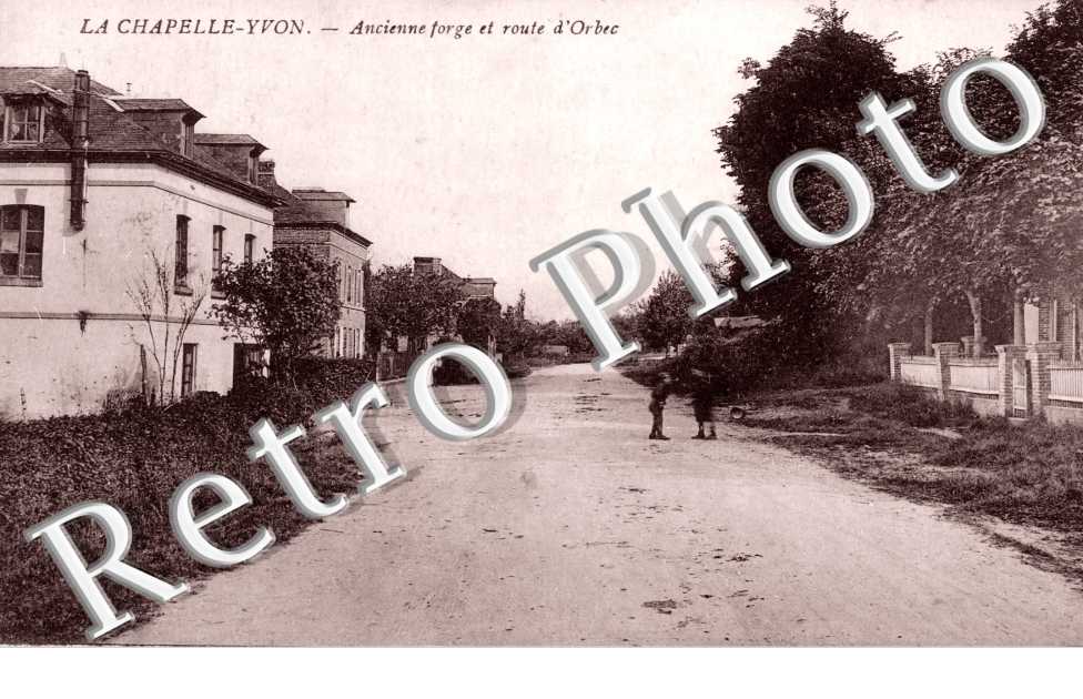 ancienne forge et route d'Orbec