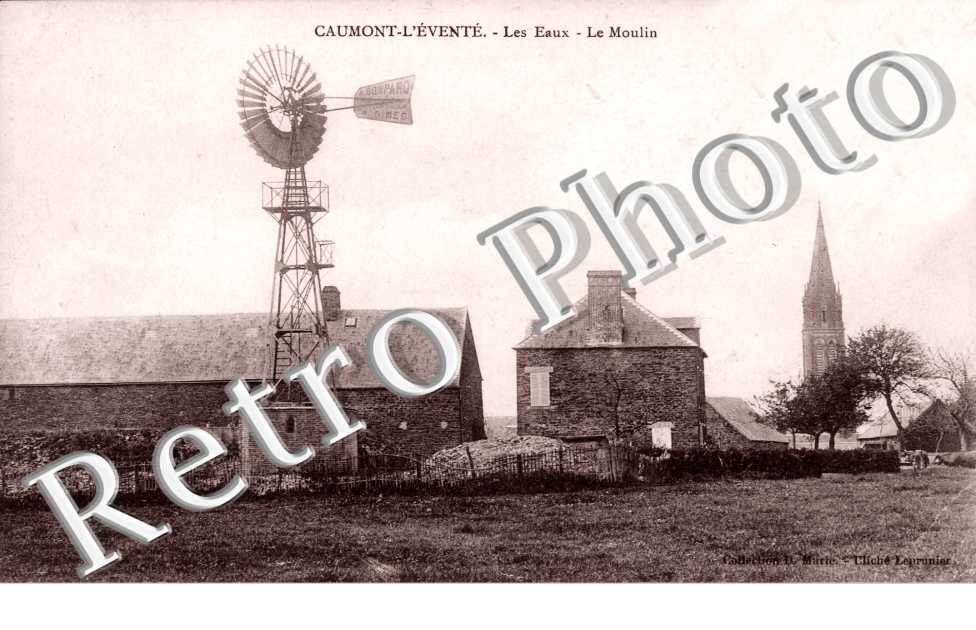 les eaux, le moulin