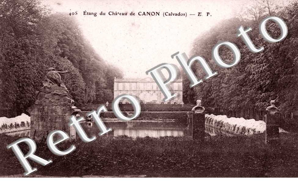 l'etang du chateau de Canon