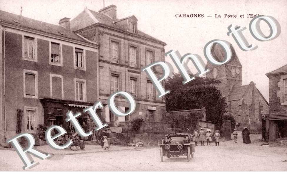 la poste et l'eglise