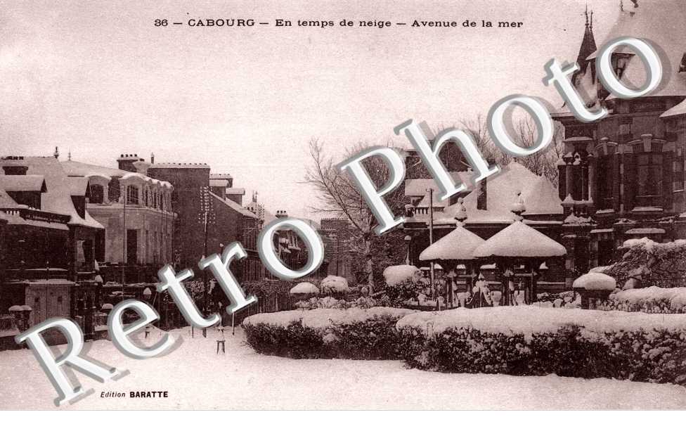 en temps de neige -l'Avenue de la Mer 