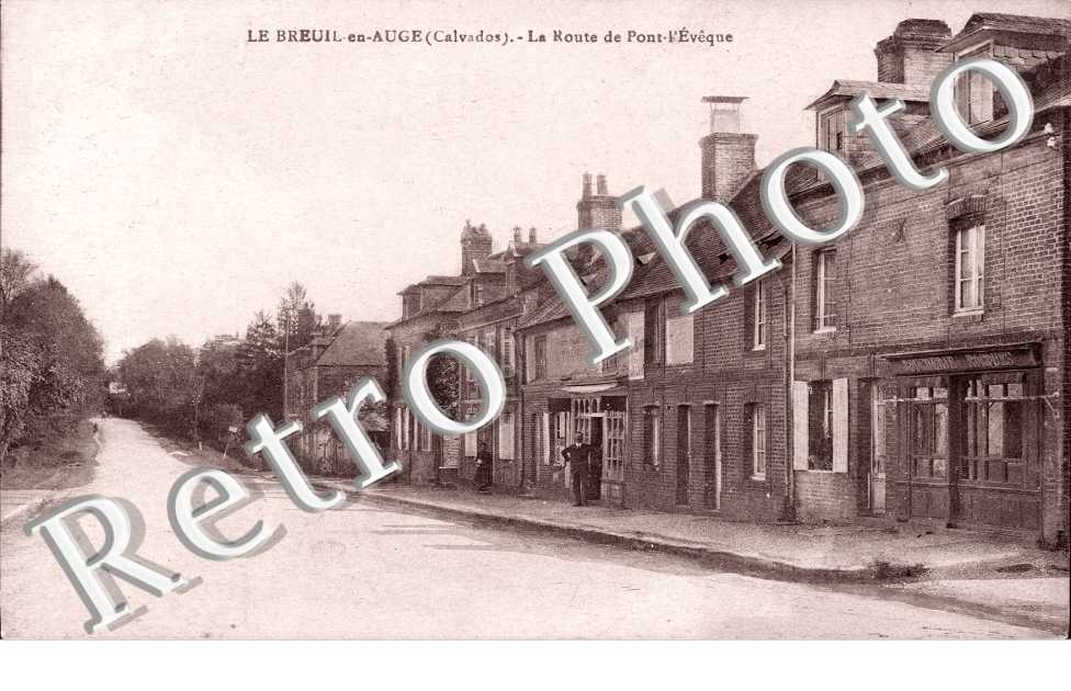 la route de Pont l'Eveque