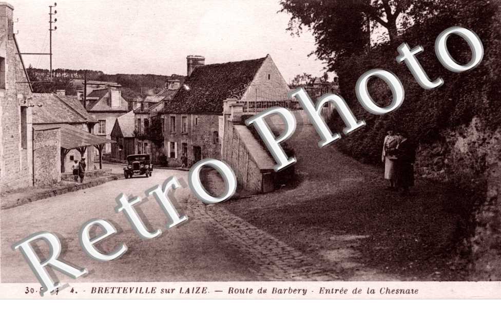 route de Barbery, entree de la Chesnaie