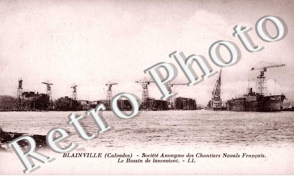 societe anonyme des chantiers navals francais, le bassin de lancement