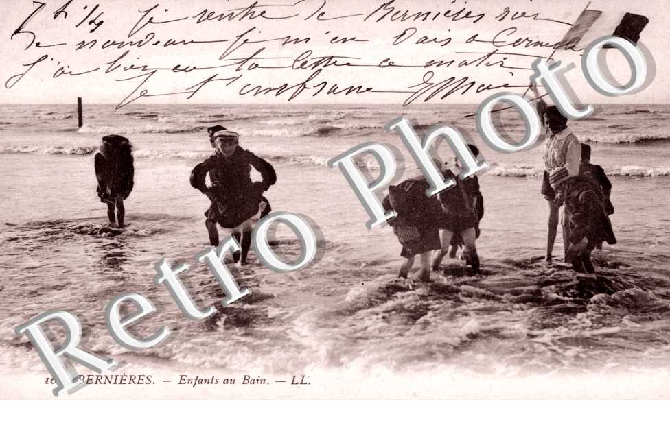 enfants au bain