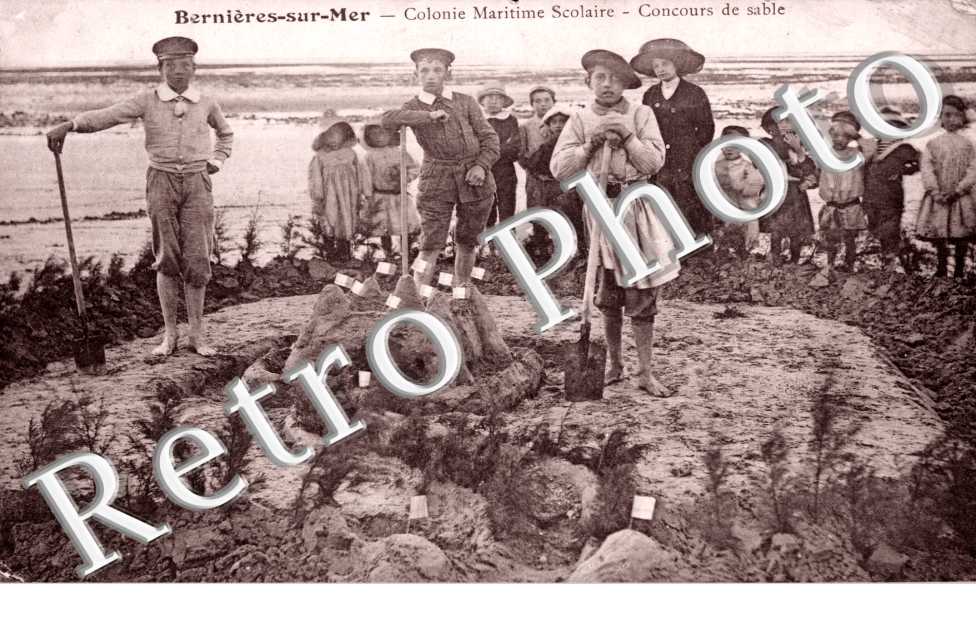 colonie maritime scolaire, concours de sable