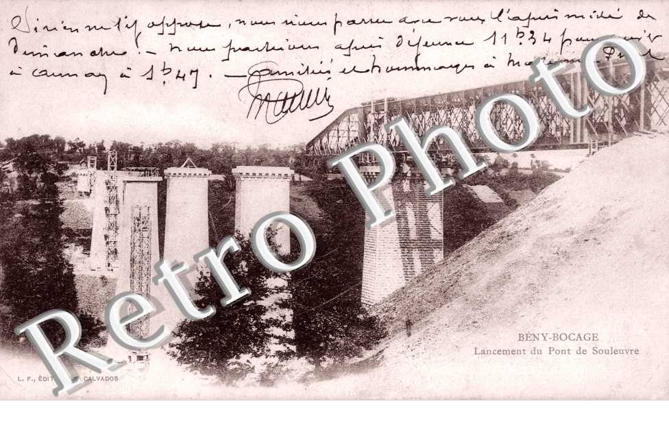 Lancement du pont de Souleuvre
