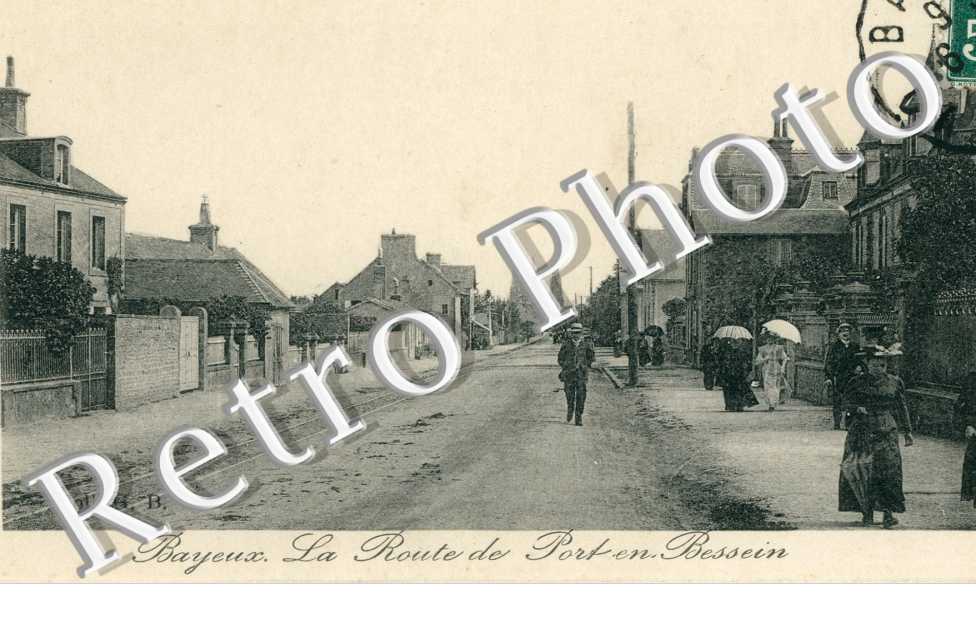 la route de Port en Bessin
