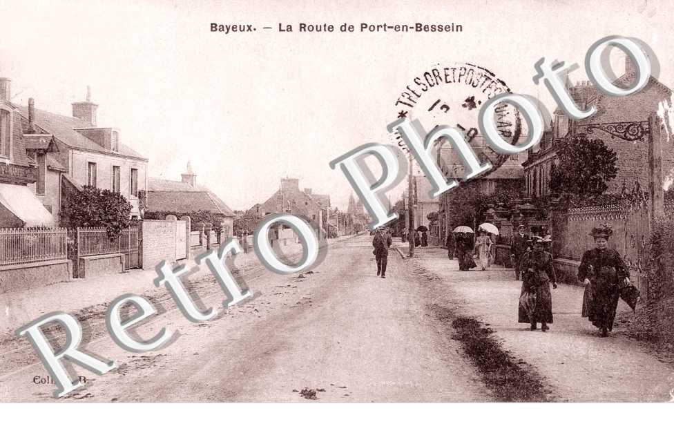 la route de Port en Bessin