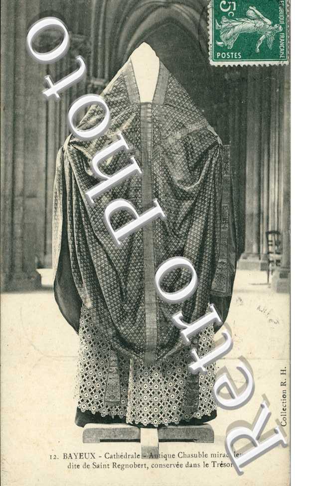 cathedrale antique chasuble dite de Saint Regnobert