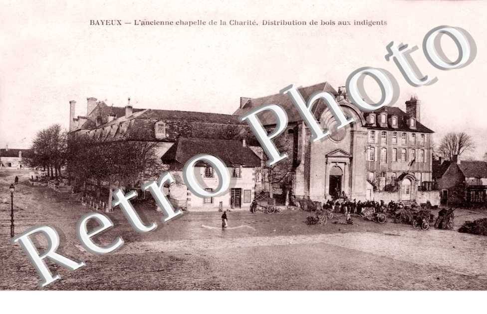 l'ancienne chapelle de la Charite Distribution de bois aux indigents