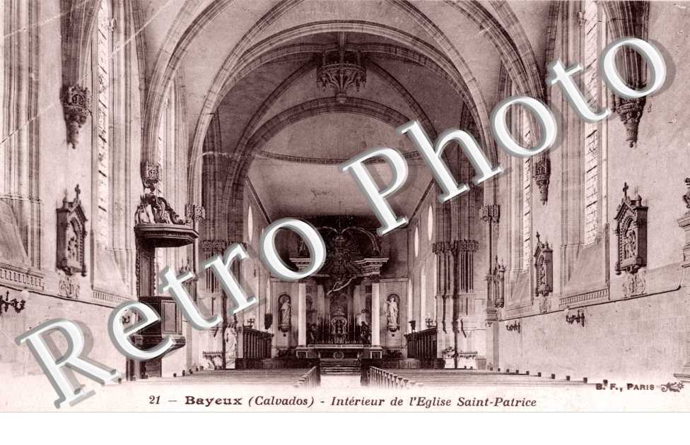 Interieur de l'Eglise Saint Patrice