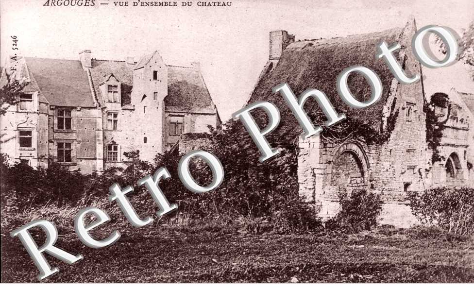 Argouges vue du chateau