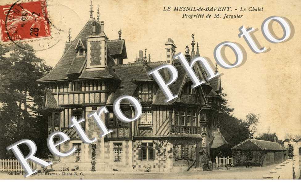 Le Mesnil de Bavent, le chalet, propriete de M. Jacquier