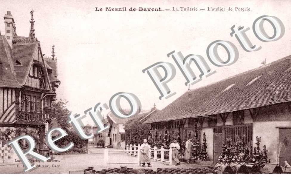 Le Mesnil de Bavent, la tuilerie, l'atelier de poterie