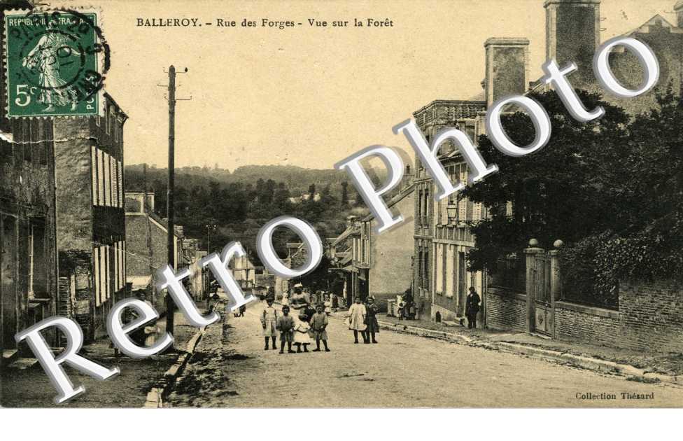 Rue des Forges - vue sur la foret