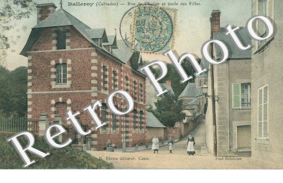 rue de l'eglise et ecole des filles