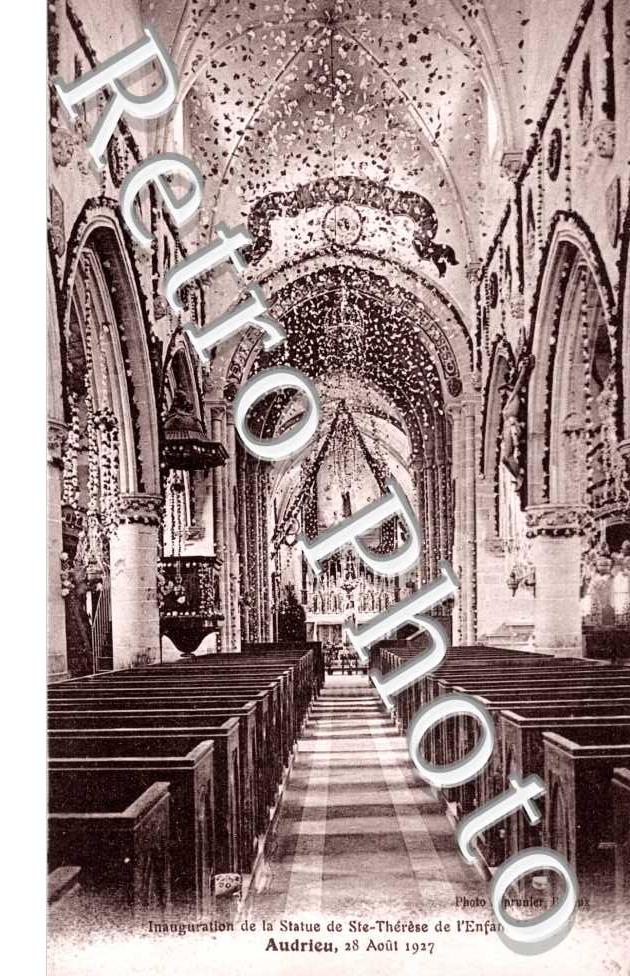 inauguration de la statue de Sainte Therese de l'enfant Jesus, 28 aout 1927