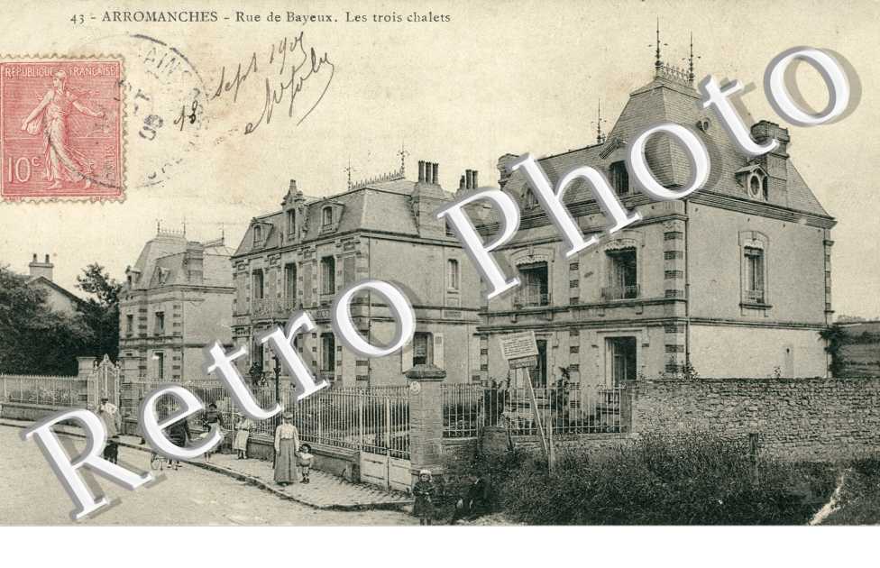 rue de Bayeux, les trois chalets