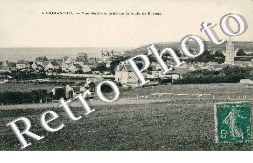 vue generale prise de la route de bayeux