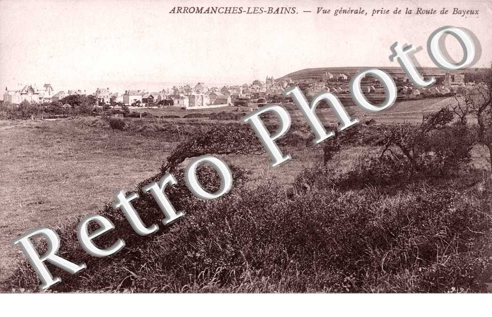 vue generale prise de la route de Bayeux