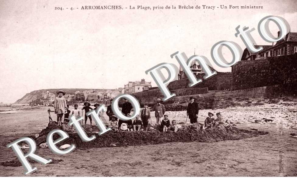 la plage, prise de la breche de tracy, un fort miniature