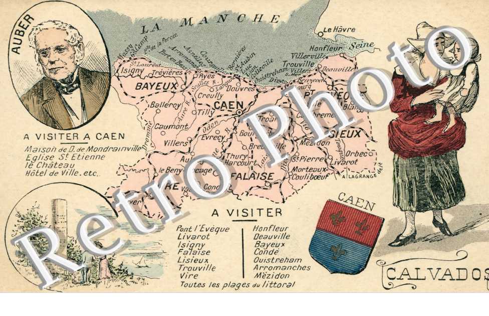 la Carte geographique du departement