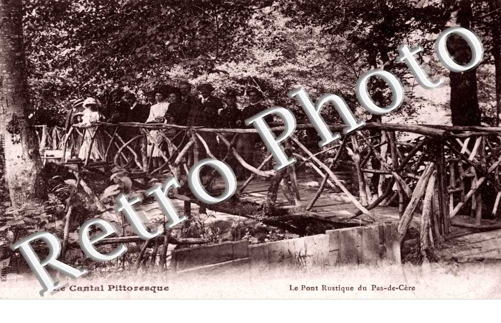 le pont rustique du pas de Cere