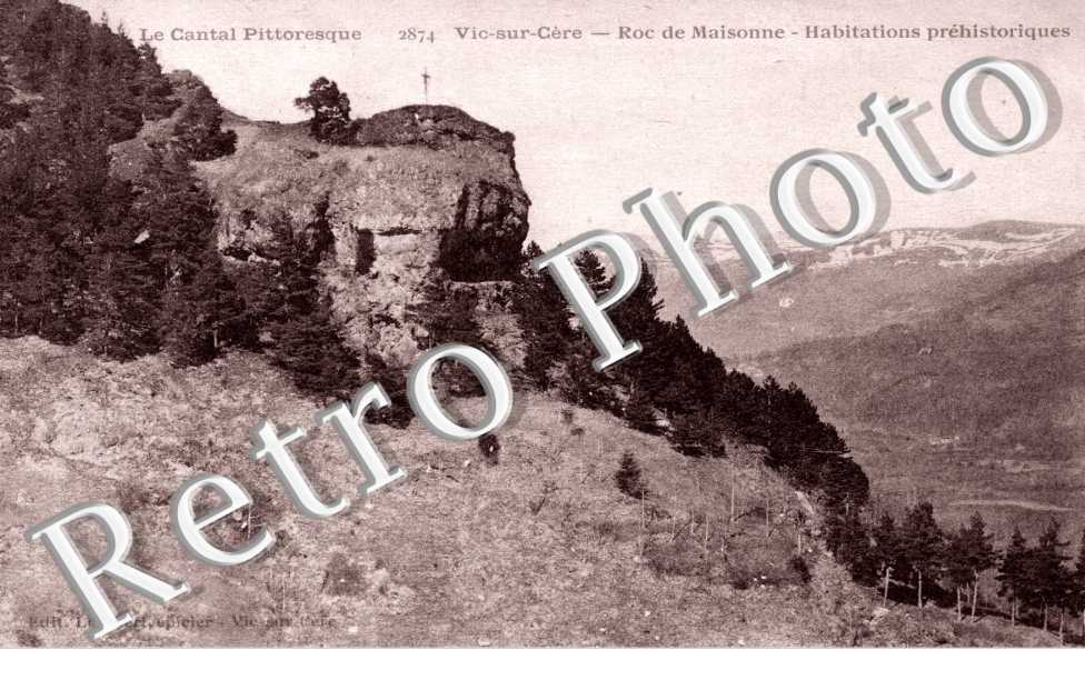 Roc de Maisonne, Habitations prehistoriques