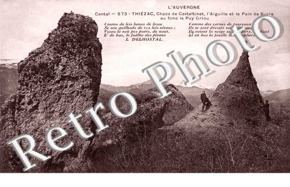 Le chaos de Castelinet - l'aiguille et le pain de sucre