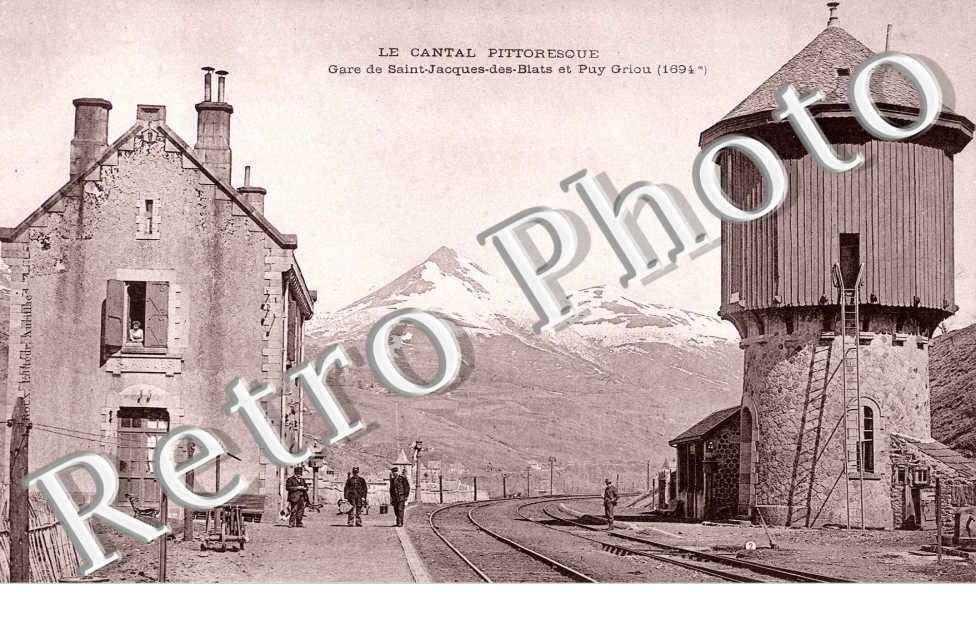 La gare et le Puy Griou