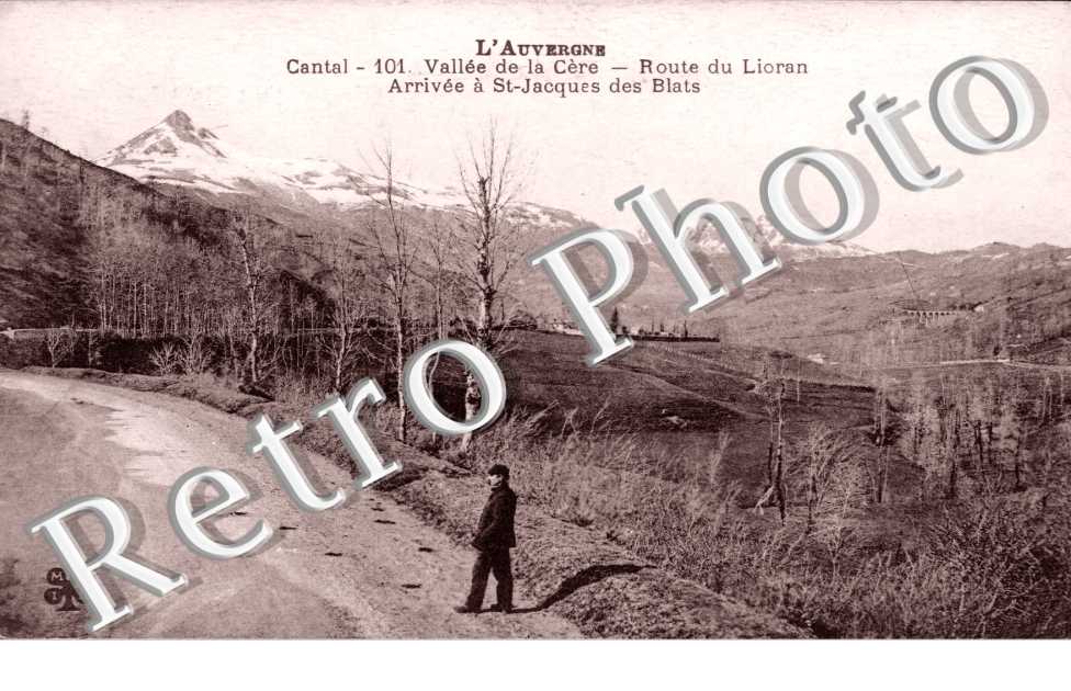 Route du Lioran - arrivee a St-jacques
