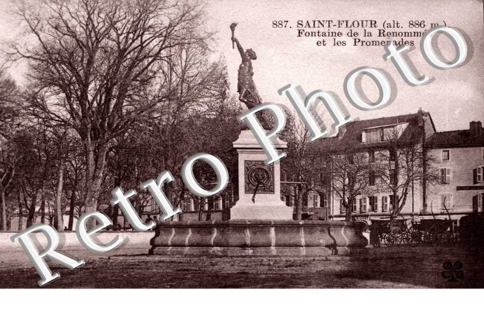 Fontaine de la Renommee et les promenades